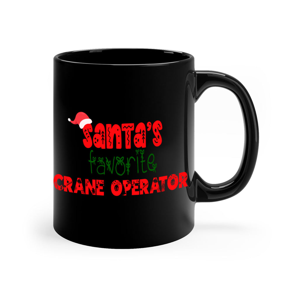 santas favorite crane operator style 753#- christmas-Mug / Coffee Cup
