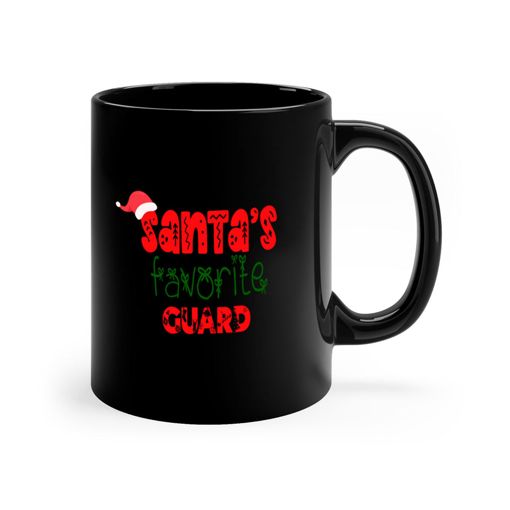 santas favorite guard style 858#- christmas-Mug / Coffee Cup