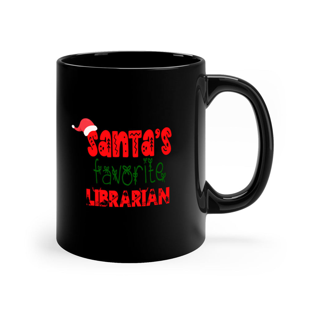 santas favorite librarian style 919#- christmas-Mug / Coffee Cup