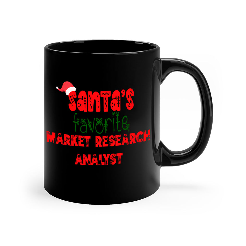 santas favorite market research analyst style 939#- christmas-Mug / Coffee Cup