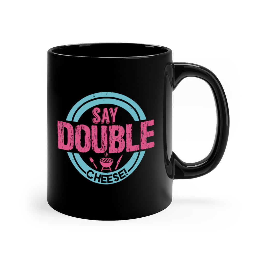 say double cheese 14#- bbq-Mug / Coffee Cup