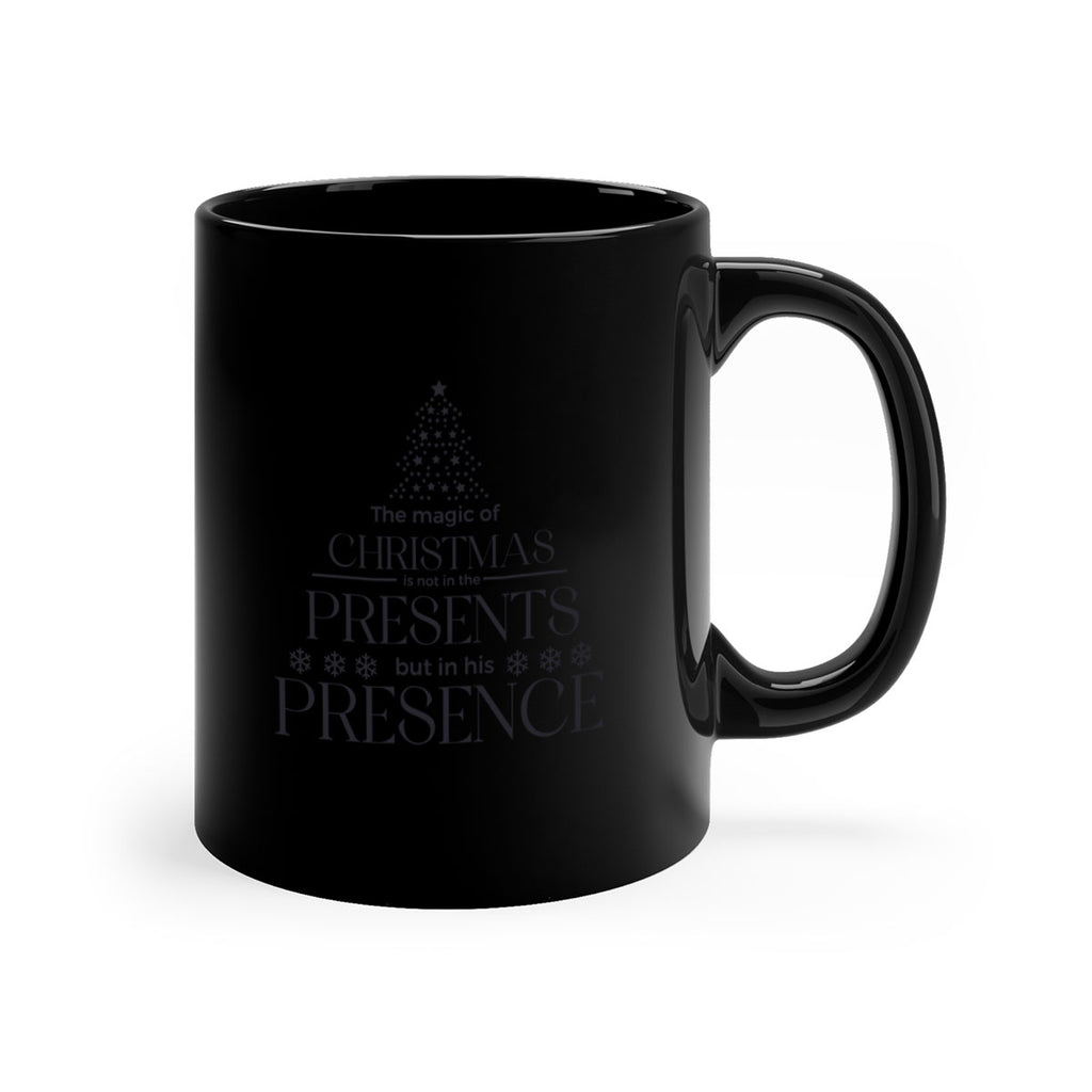 the magic of christmas is black style 1199#- christmas-Mug / Coffee Cup