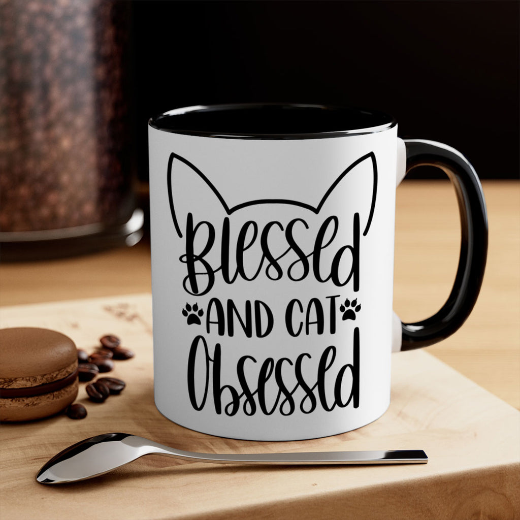 Blessed And Cat Obsessed Style 79#- cat-Mug / Coffee Cup