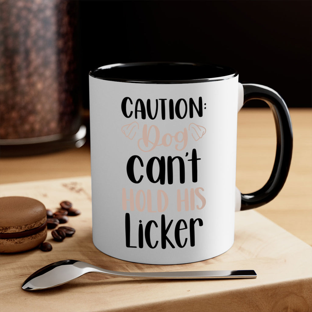 Caution Dog Cant Hold Style 31#- Dog-Mug / Coffee Cup