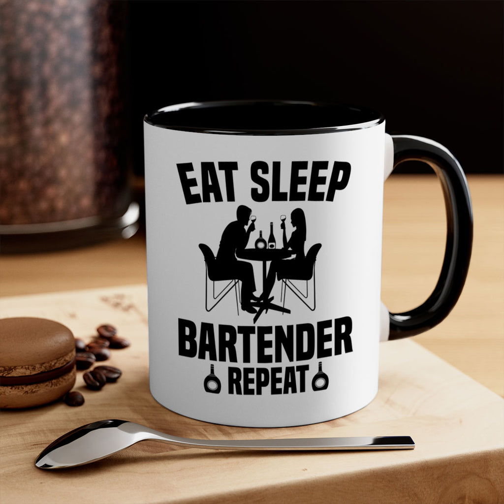 Eat sleep Style 3#- bartender-Mug / Coffee Cup