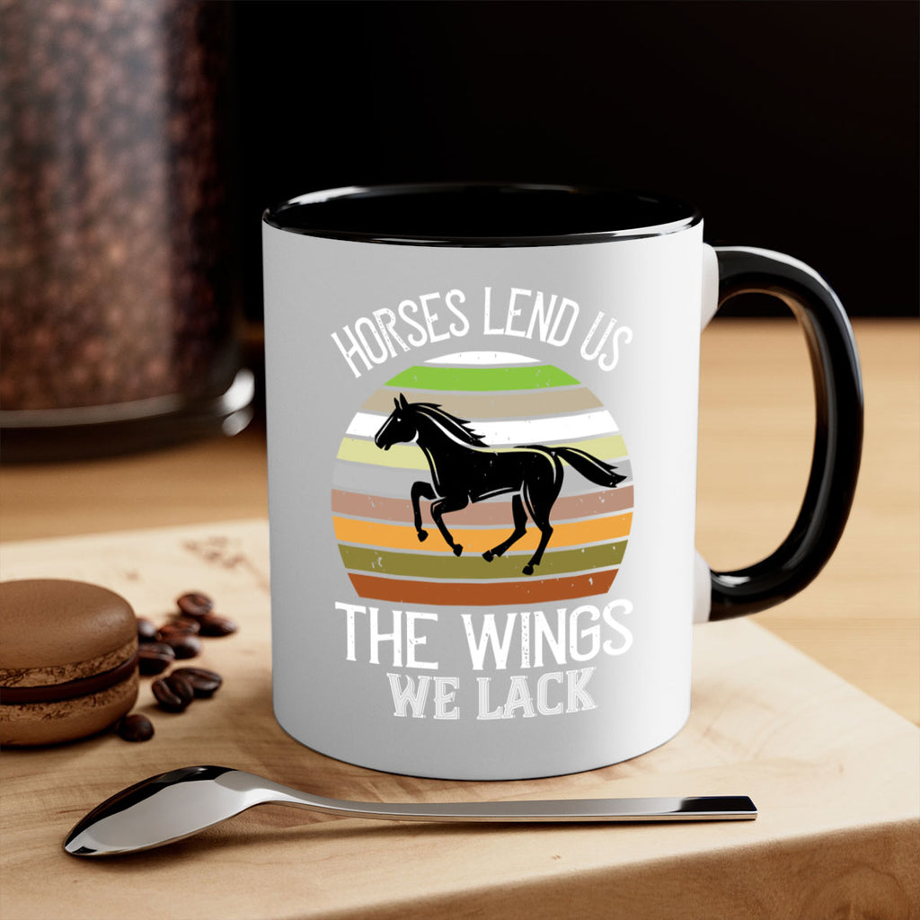 Horses lend us the wings we lack Style 43#- horse-Mug / Coffee Cup