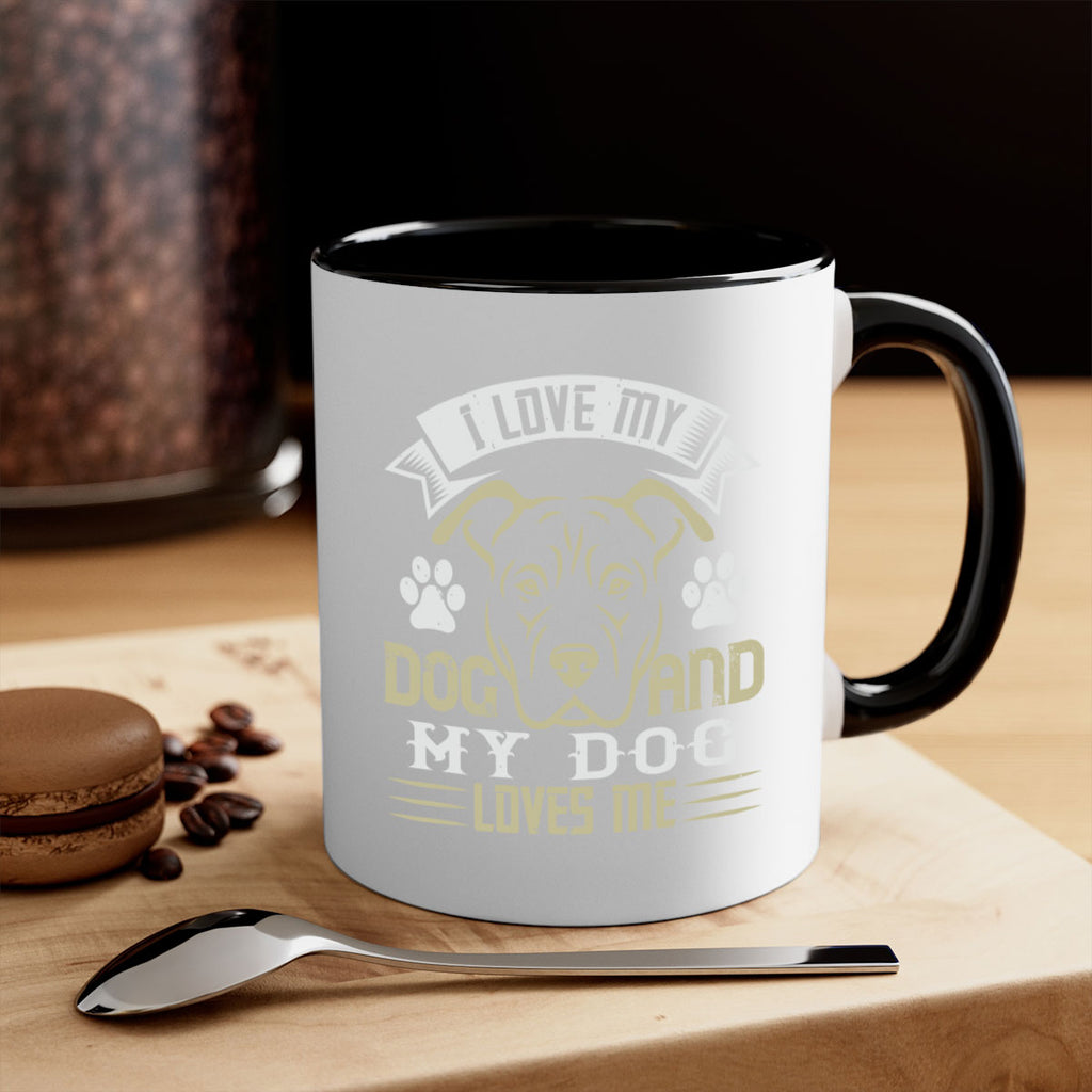 I Love My Dog and my Dog Loves me Style 191#- Dog-Mug / Coffee Cup