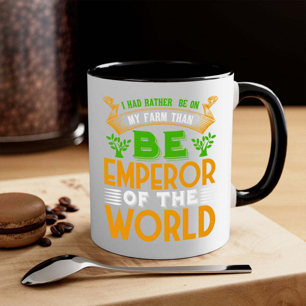 I had rather be on my farm 56#- Farm and garden-Mug / Coffee Cup