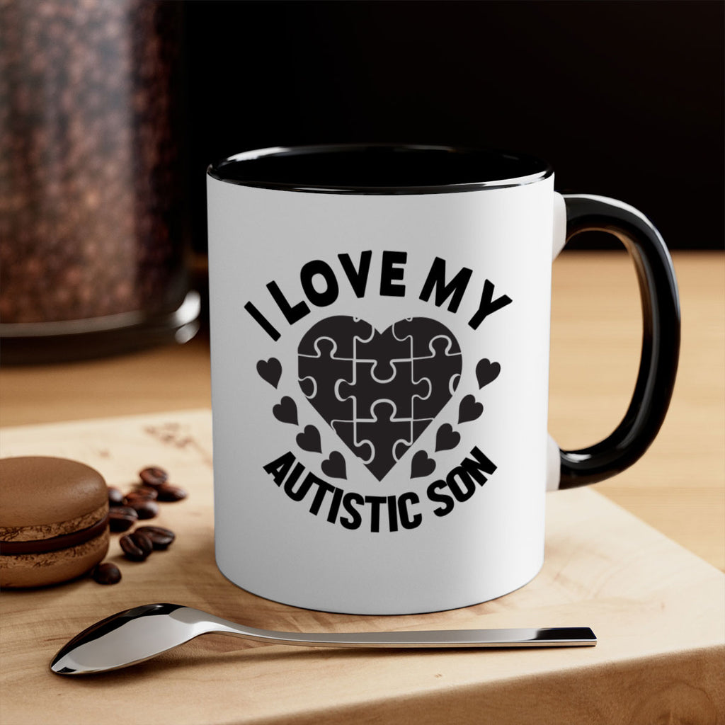 I love my Style 46#- autism-Mug / Coffee Cup