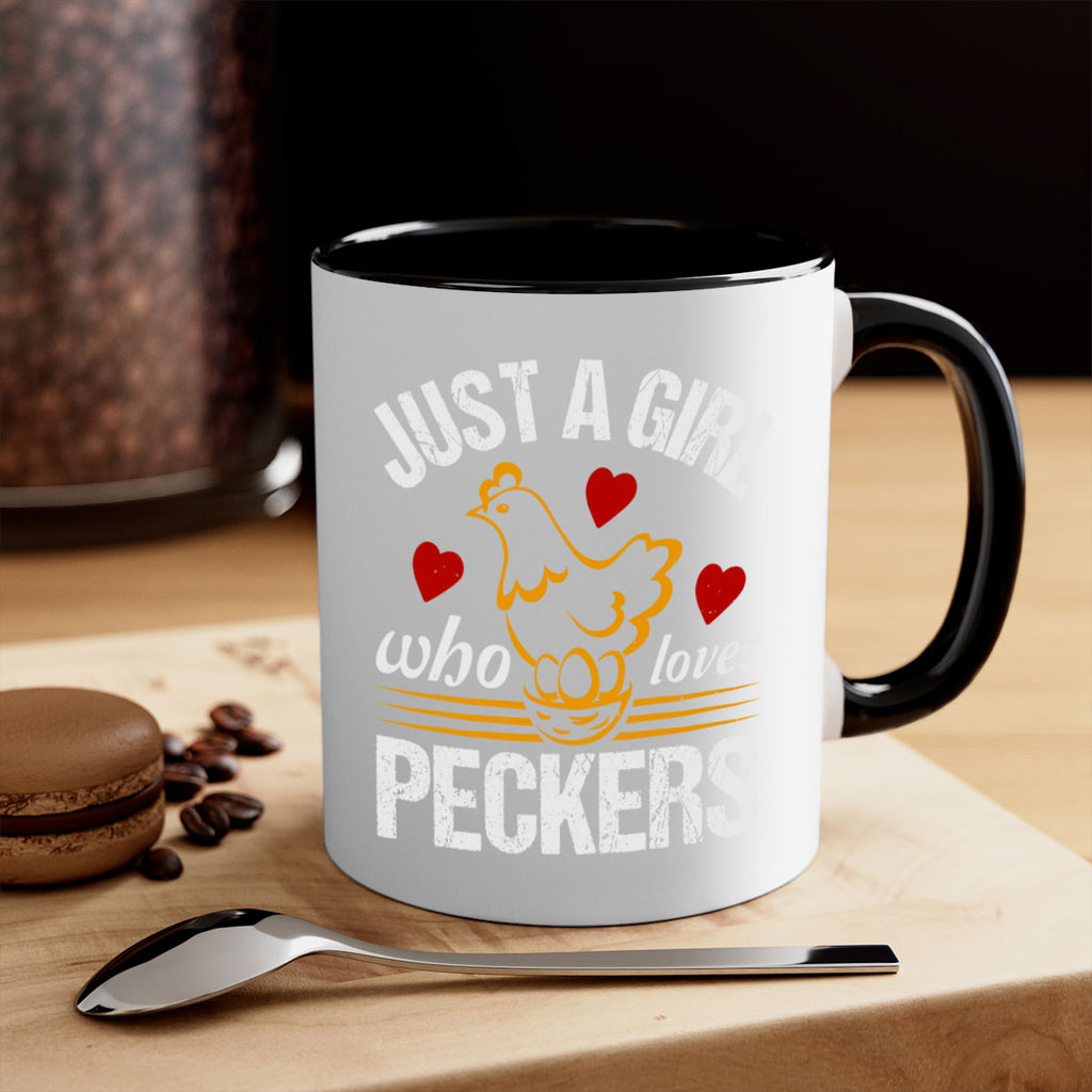 Just a girl who loves 46#- Farm and garden-Mug / Coffee Cup