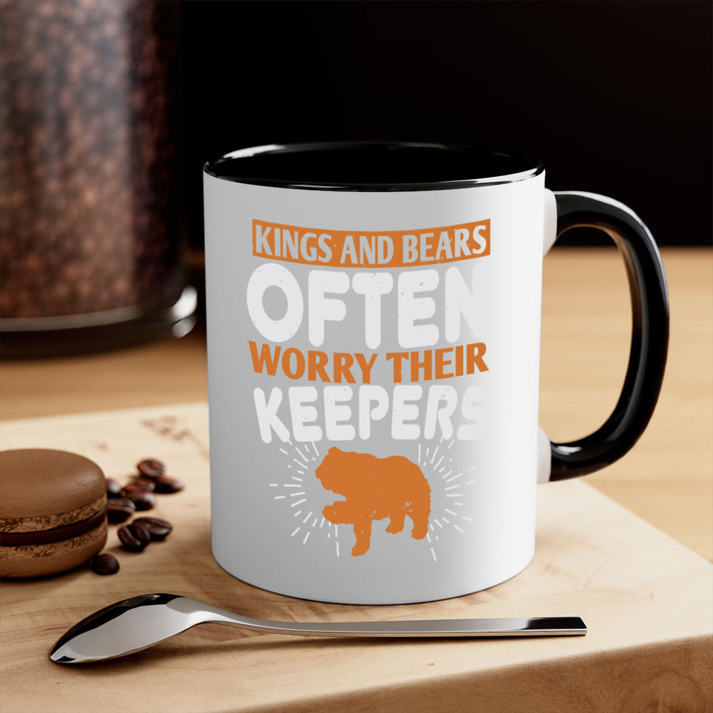 Kings and Bears often worry their Keepers 66#- bear-Mug / Coffee Cup