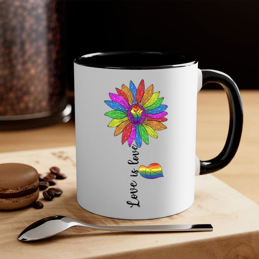 Love Is Love Pride Lgbt Sunflower Png 47#- lgbt-Mug / Coffee Cup