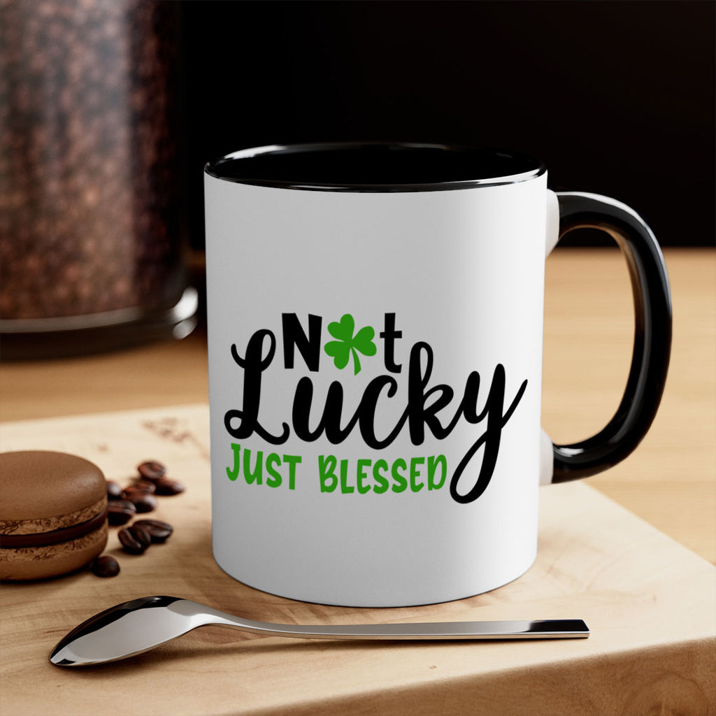 Not Lucky Just Blessed Style 149#- St Patricks Day-Mug / Coffee Cup