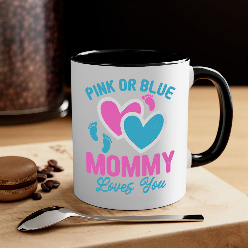 Pink or blue mommy loves you Style 180#- baby2-Mug / Coffee Cup