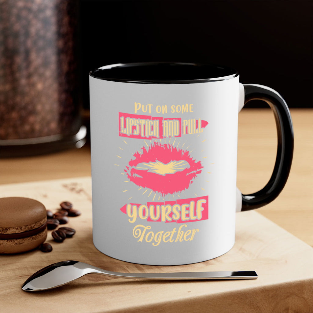 Put on some lipstick and pull yourself together Style 188#- makeup-Mug / Coffee Cup