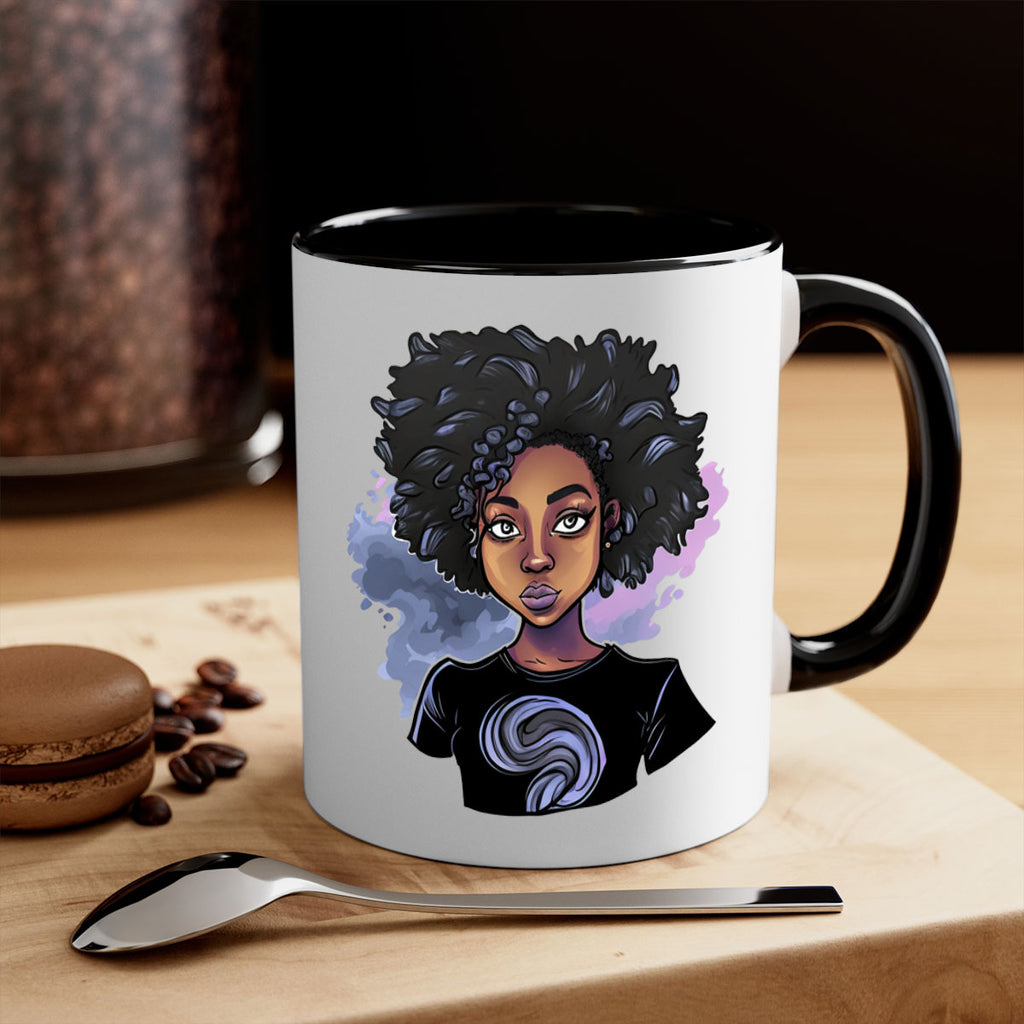 Sparkling Black Girl Design 1#- Black women - Girls-Mug / Coffee Cup