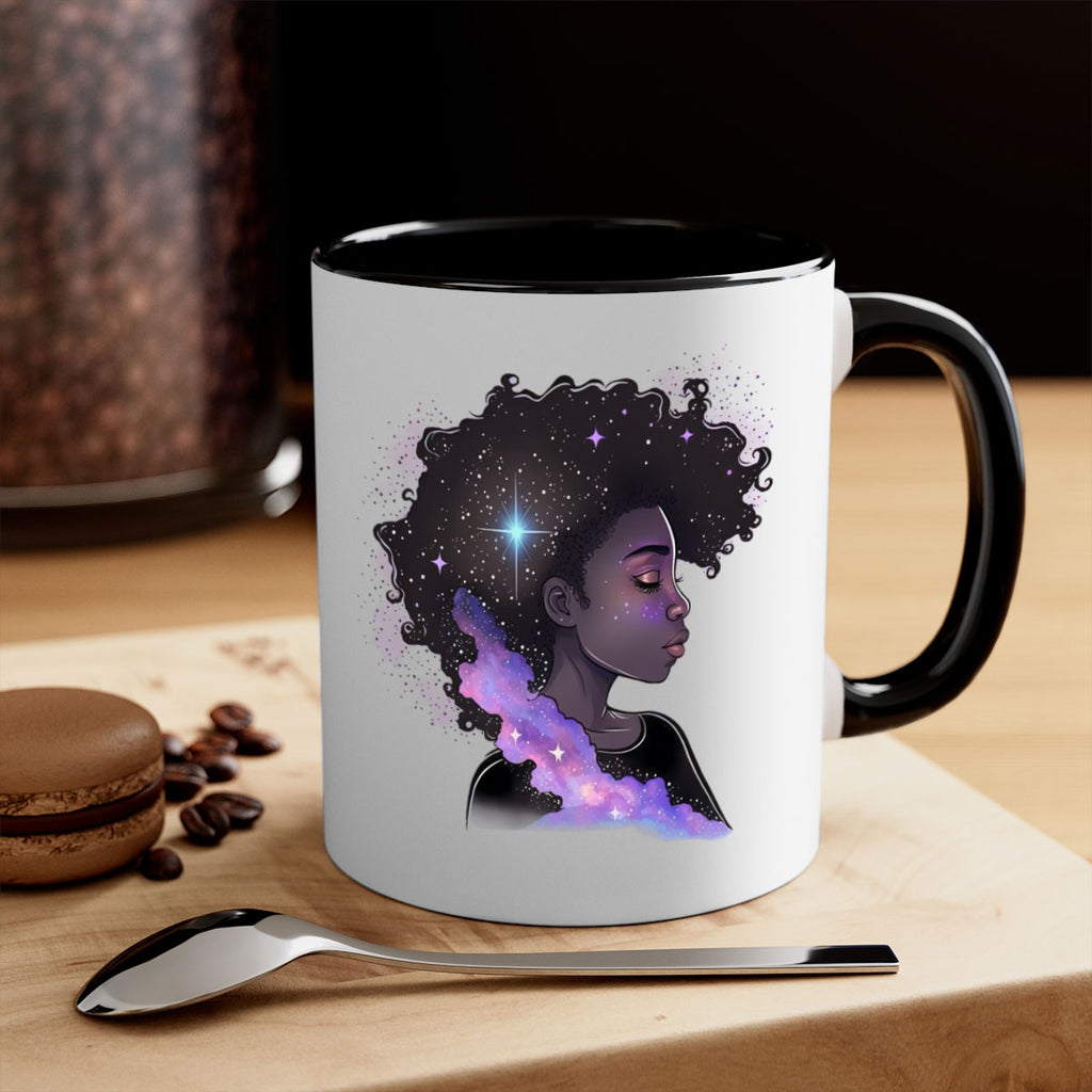 Sparkling Black Girl Design 4#- Black women - Girls-Mug / Coffee Cup