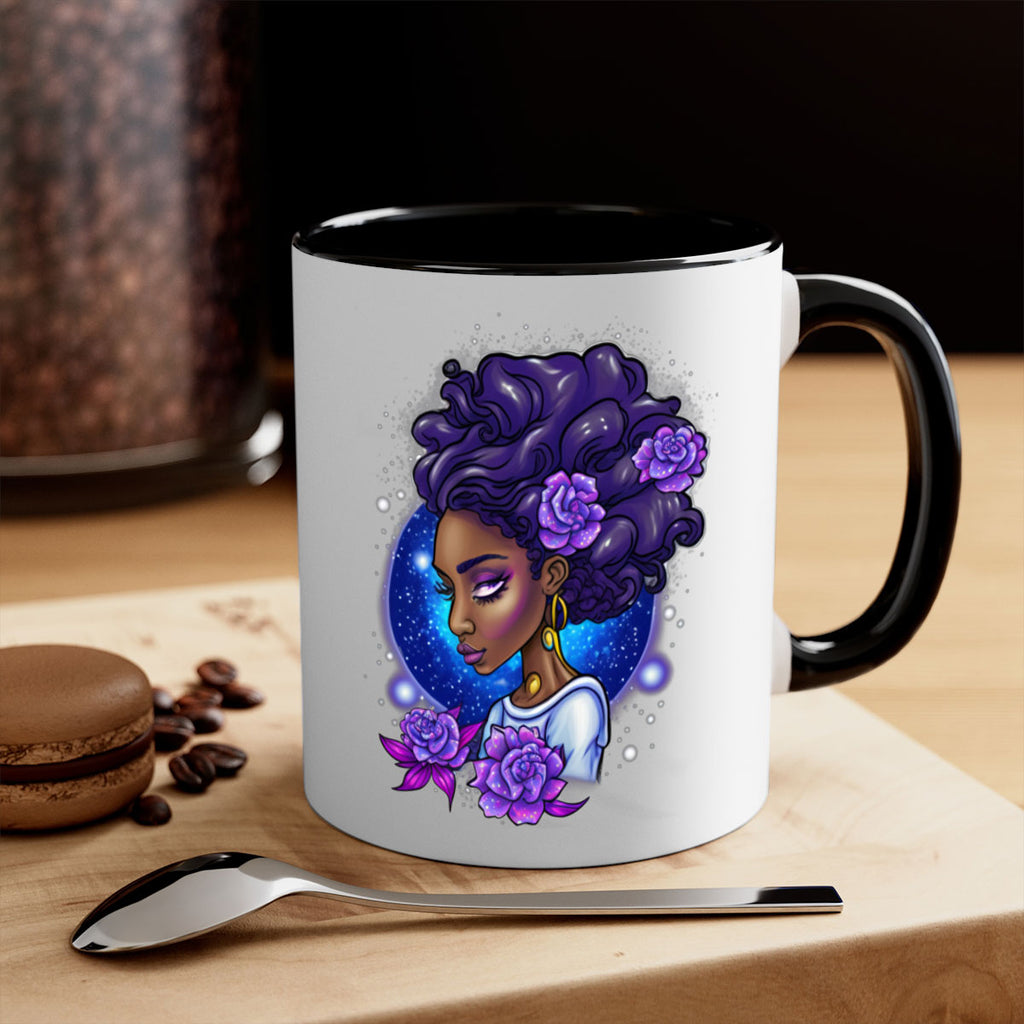 Sparkling Black Girl Design 7#- Black women - Girls-Mug / Coffee Cup