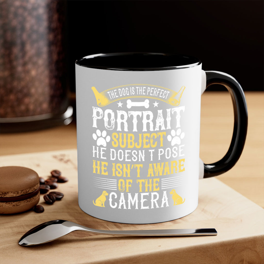 The dog is the perfect portrait subject He doesn’t pose He isn’t aware of the camera Style 156#- Dog-Mug / Coffee Cup