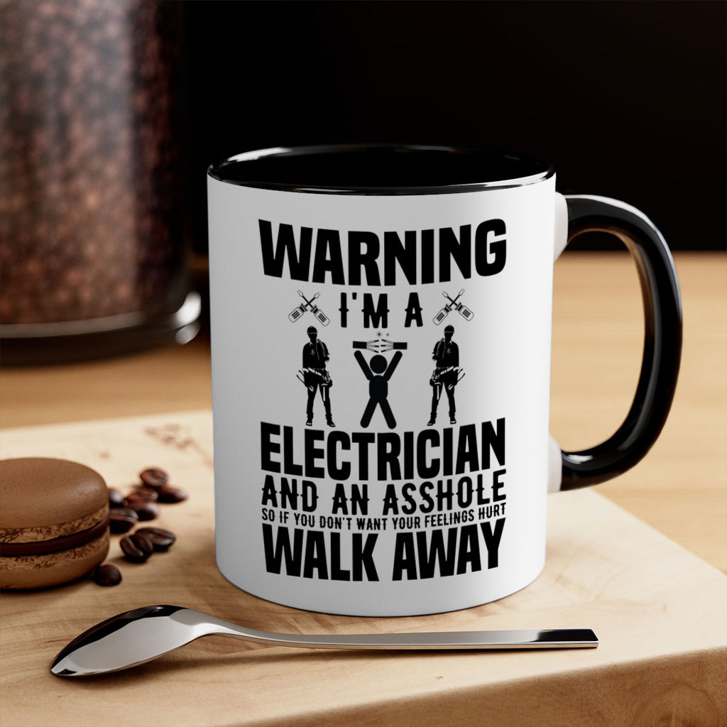 Warning Style 4#- electrician-Mug / Coffee Cup
