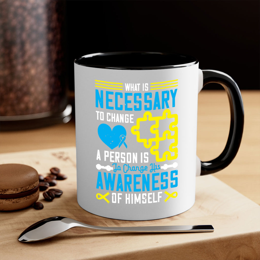What is necessary to change a person is to change his awareness of himself Style 8#- Self awareness-Mug / Coffee Cup