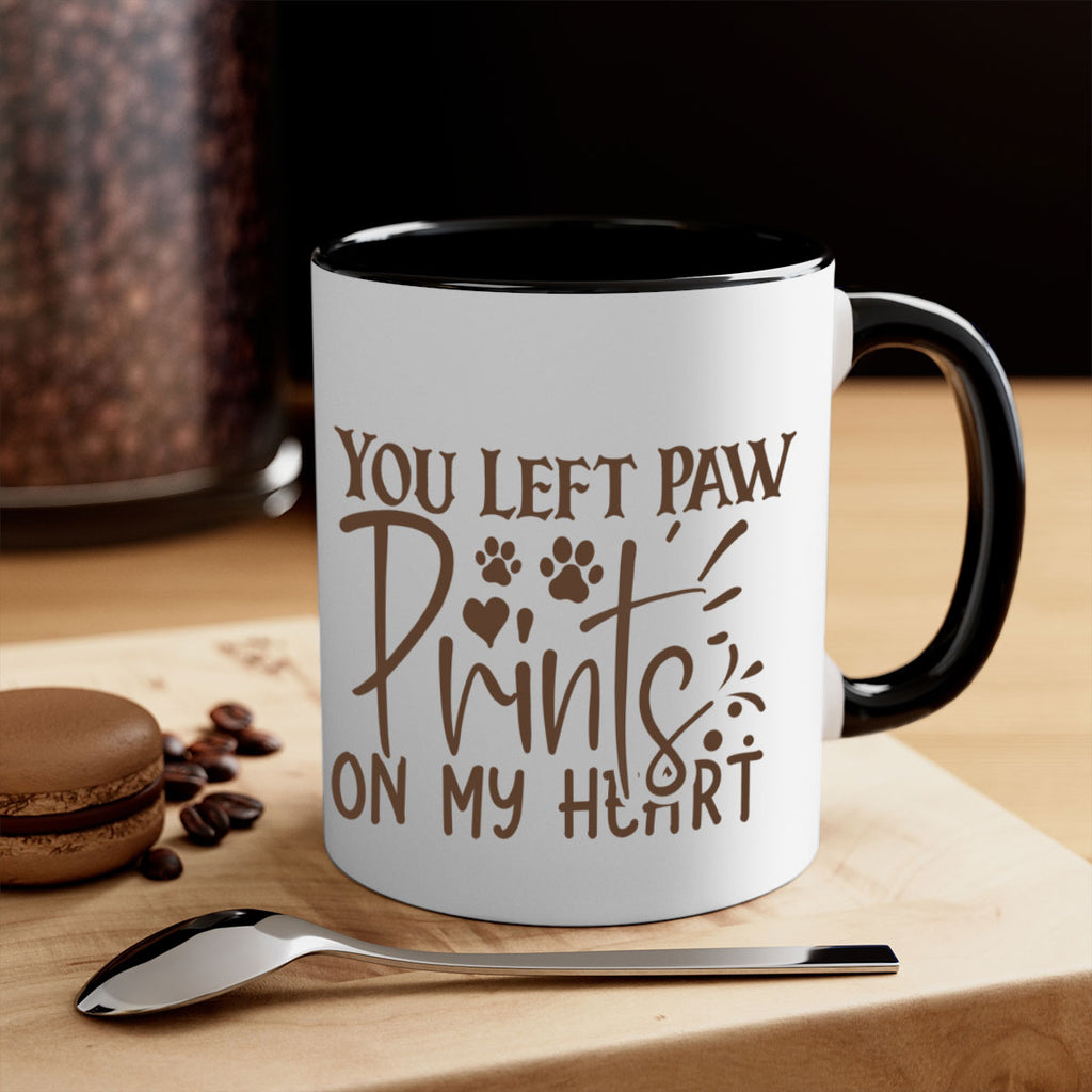 You Left Paw Prints On My Heart Style 53#- Dog-Mug / Coffee Cup