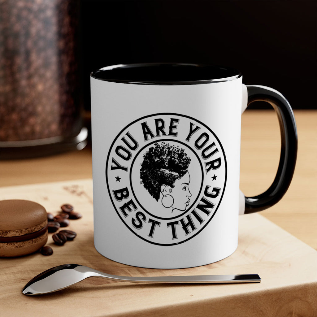 You are your best thing Style 42#- Afro - Black-Mug / Coffee Cup