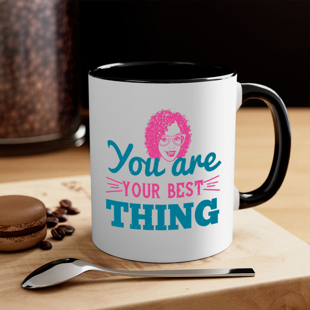 You are your best thing Style 49#- Afro - Black-Mug / Coffee Cup