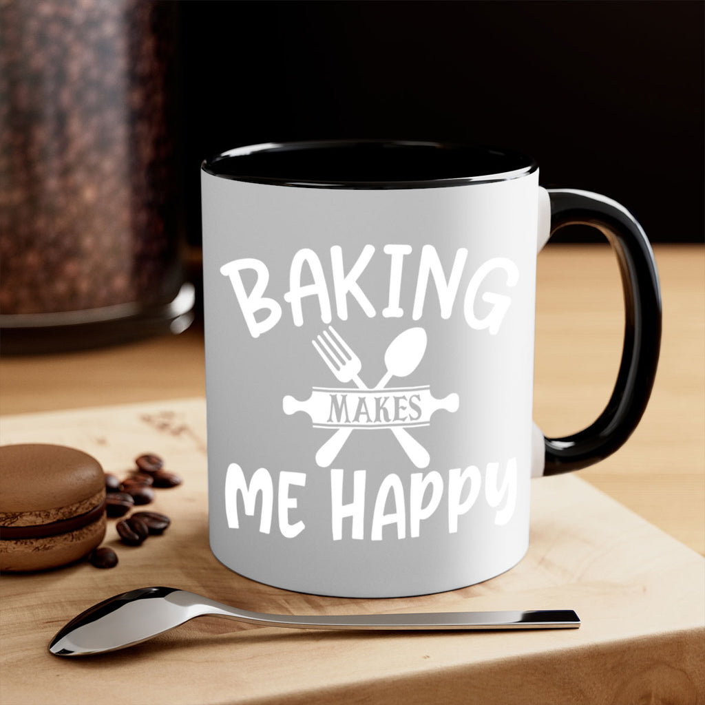baking makes me happy 54#- kitchen-Mug / Coffee Cup