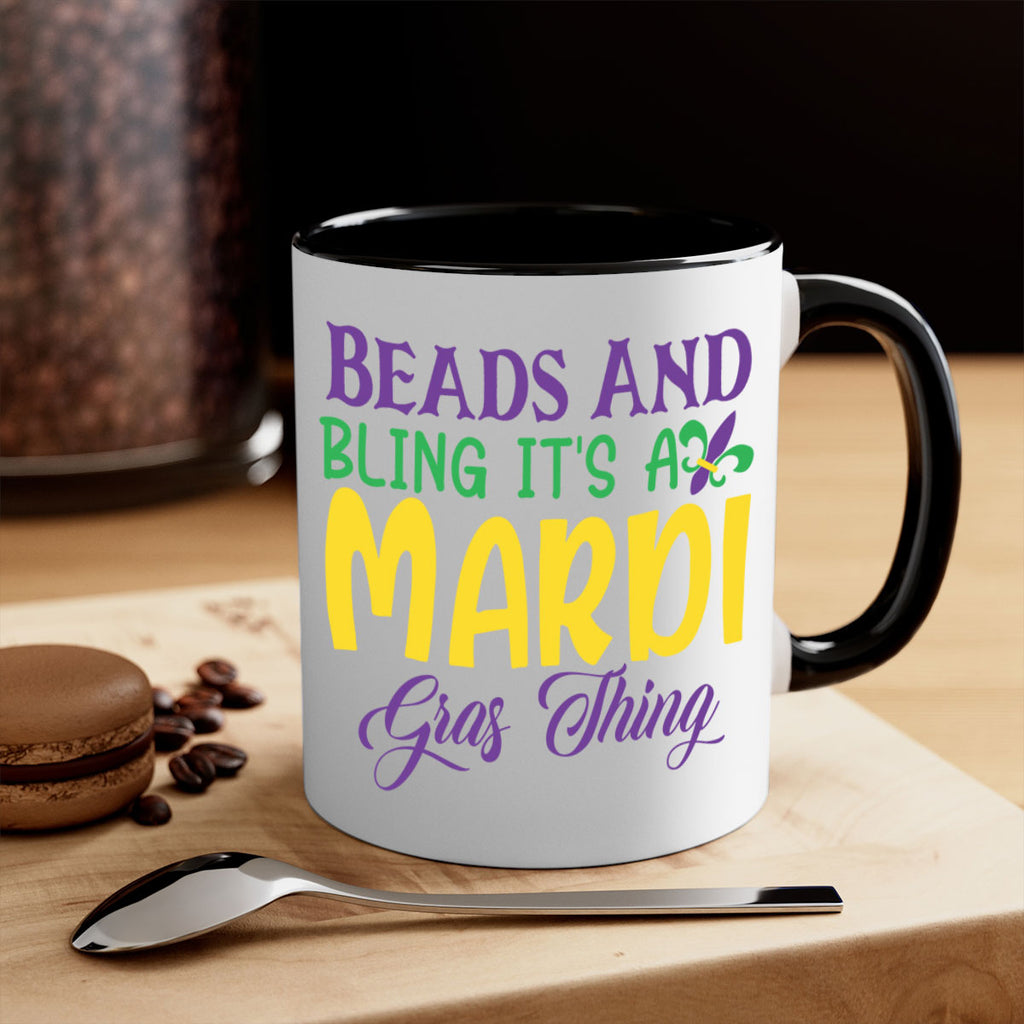 beads and bling its a mardi gras thing 86#- mardi gras-Mug / Coffee Cup