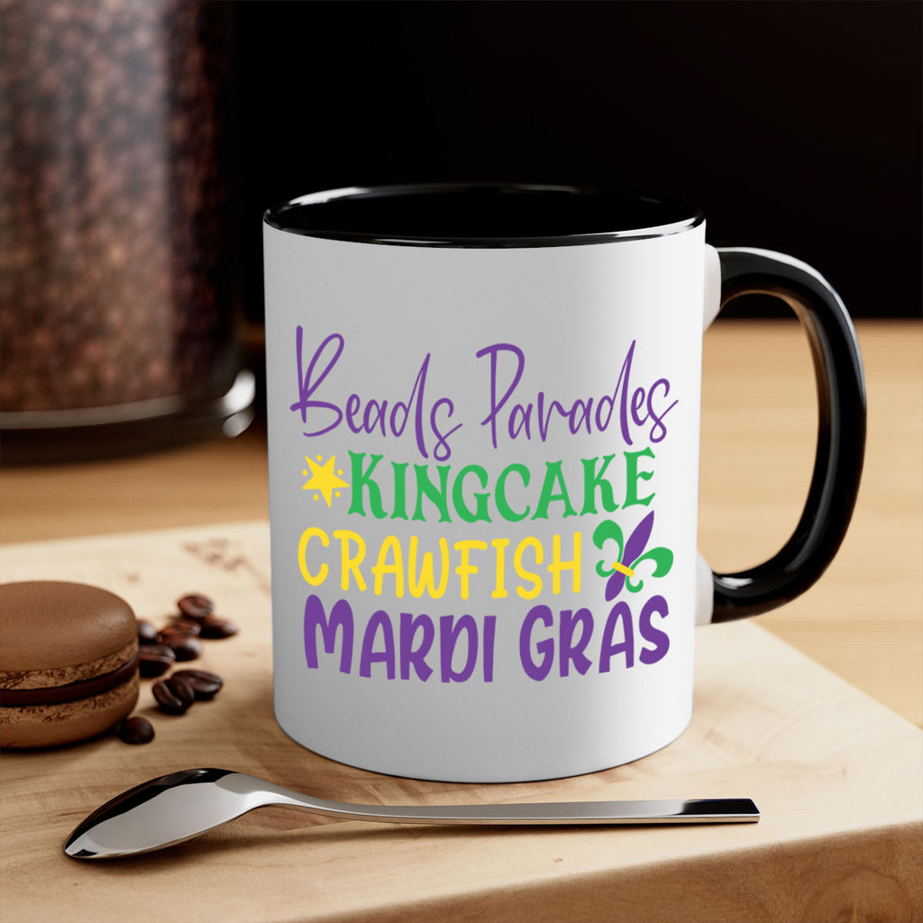 beads parades kingcake crawfish mardi gras 85#- mardi gras-Mug / Coffee Cup