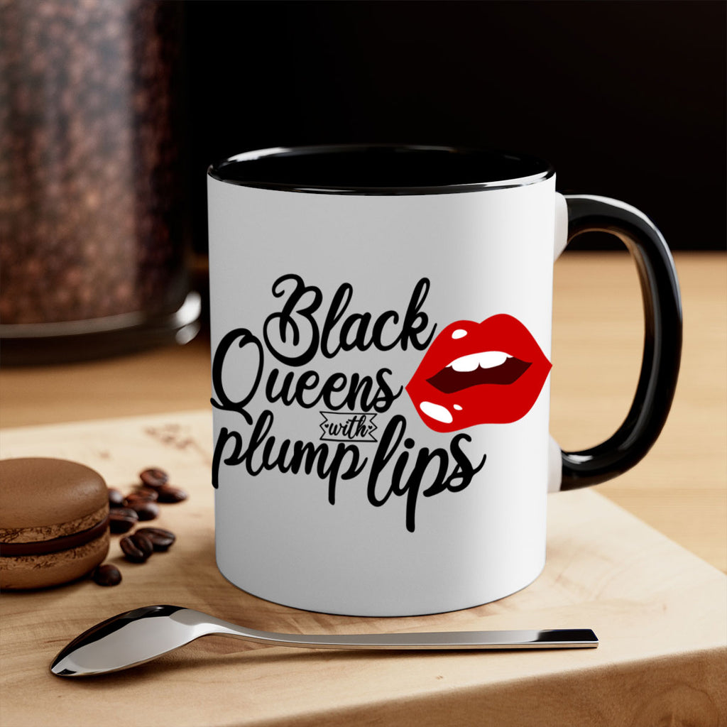 black queens plump lips Style 54#- Black women - Girls-Mug / Coffee Cup