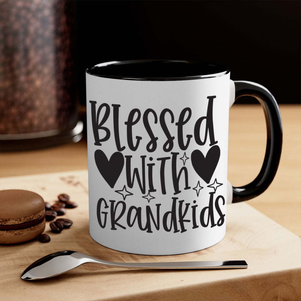 blessed with grandkids 415#- mom-Mug / Coffee Cup