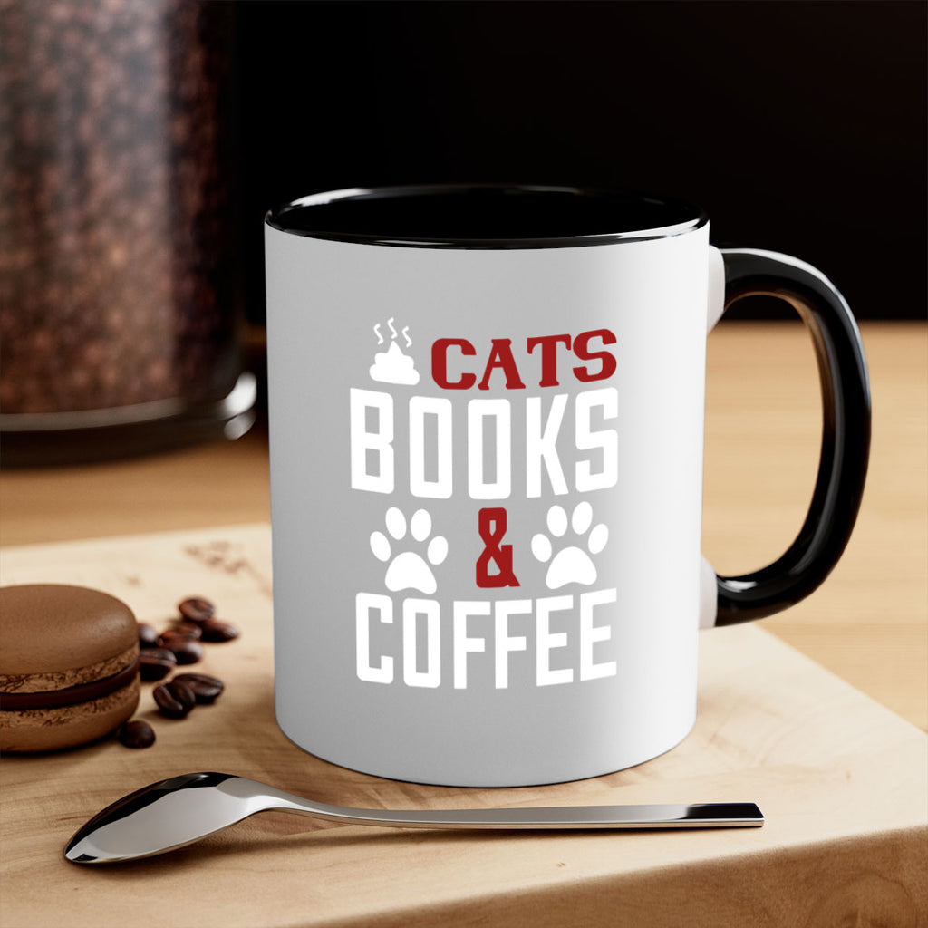 cats books and coffee Style 38#- cat-Mug / Coffee Cup