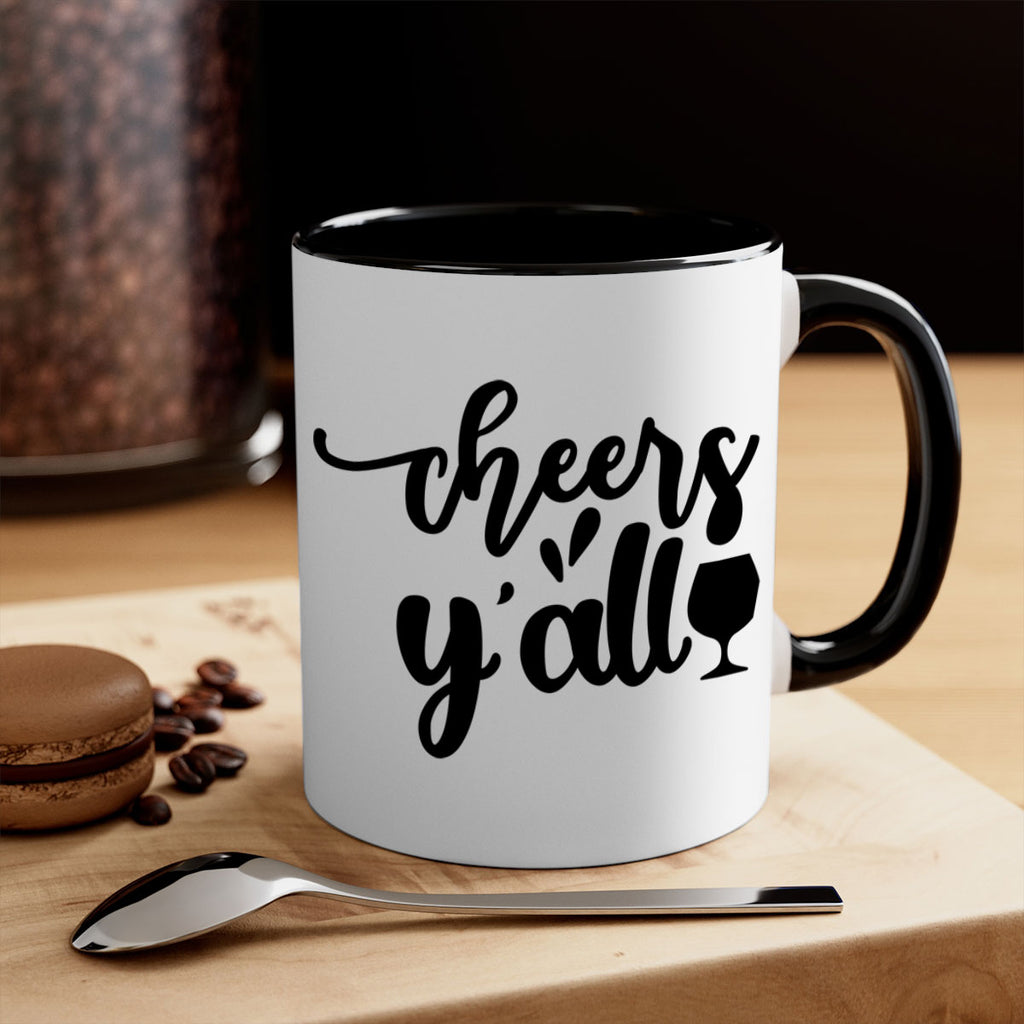 cheers yall 198#- wine-Mug / Coffee Cup