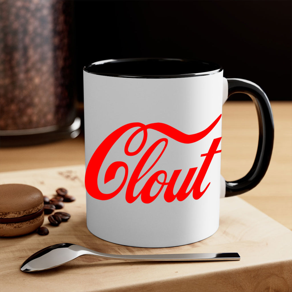 clout 185#- black words - phrases-Mug / Coffee Cup