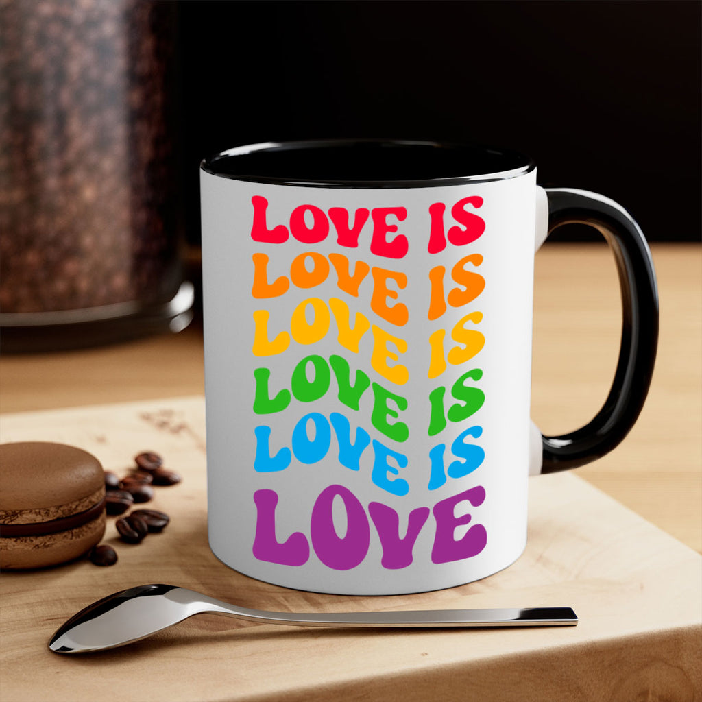 cool rainbow lgbt love is lgbt 147#- lgbt-Mug / Coffee Cup