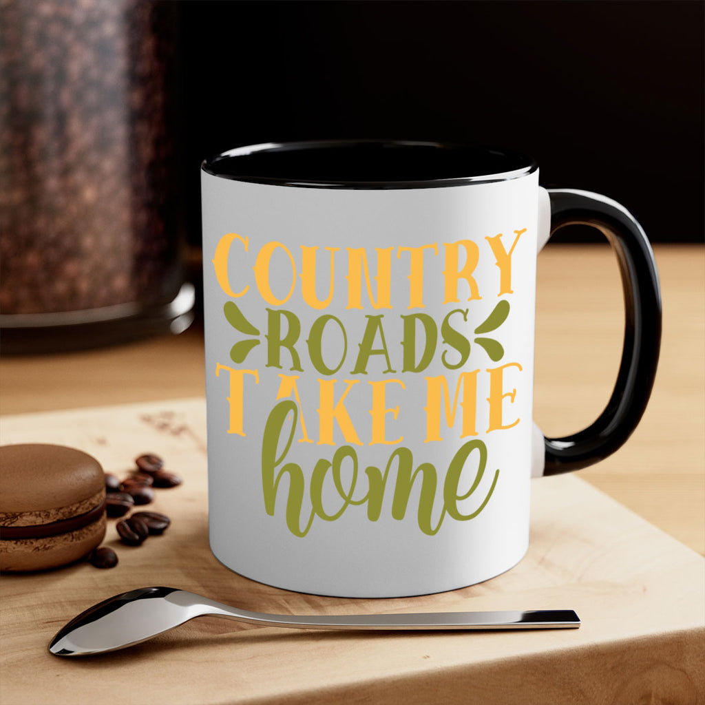 country roads take me home 19#- Farm and garden-Mug / Coffee Cup