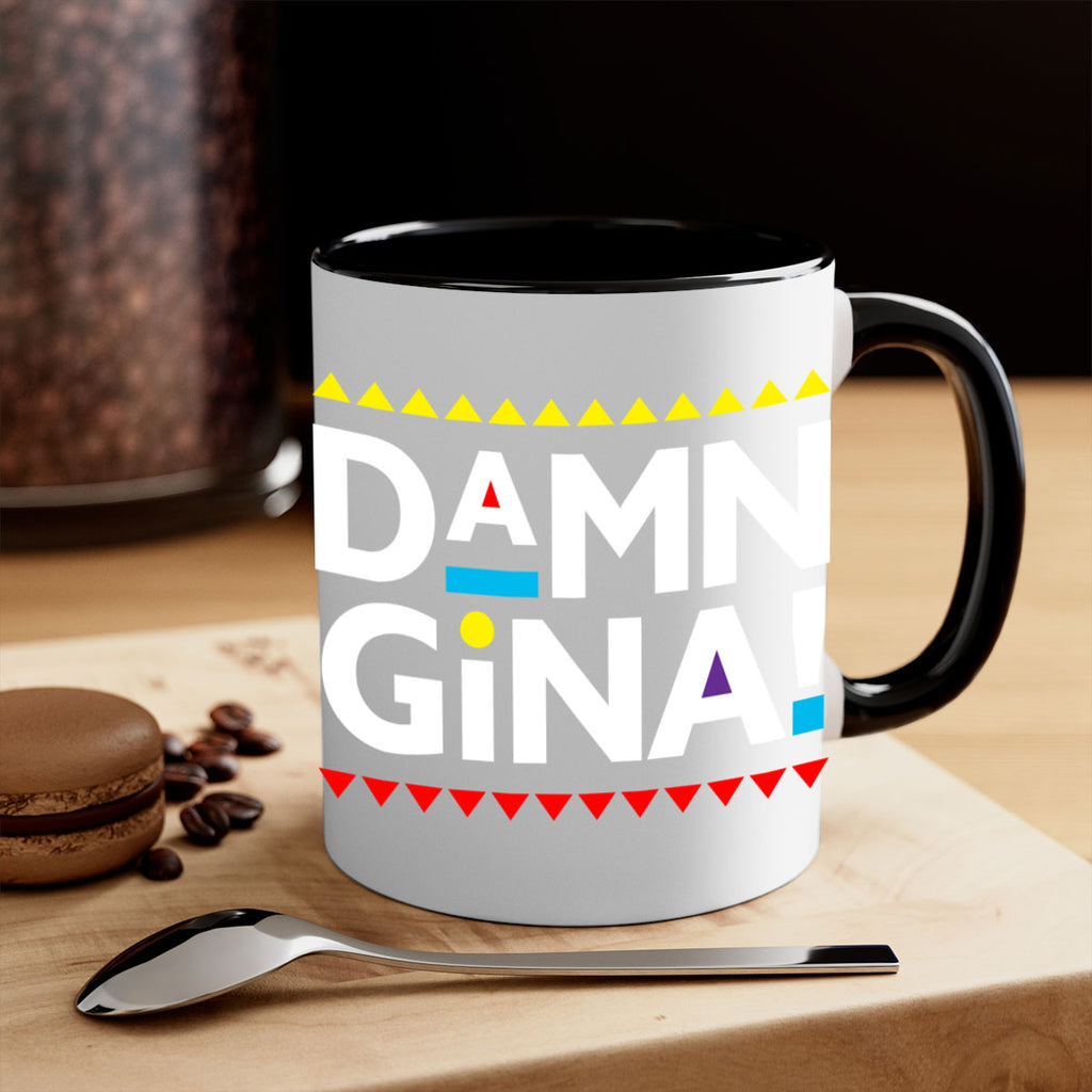 damn gina 178#- black words - phrases-Mug / Coffee Cup