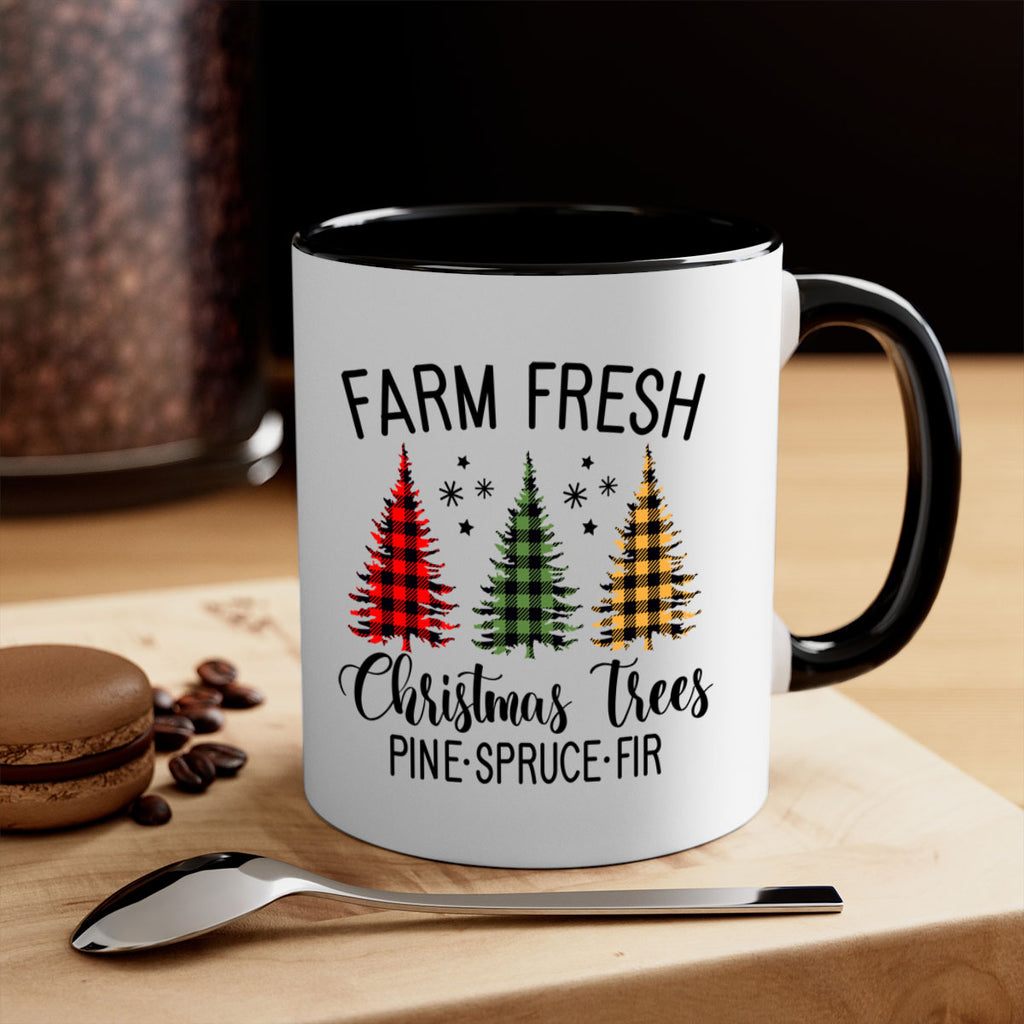 farm fresh christmas trees style 206#- christmas-Mug / Coffee Cup