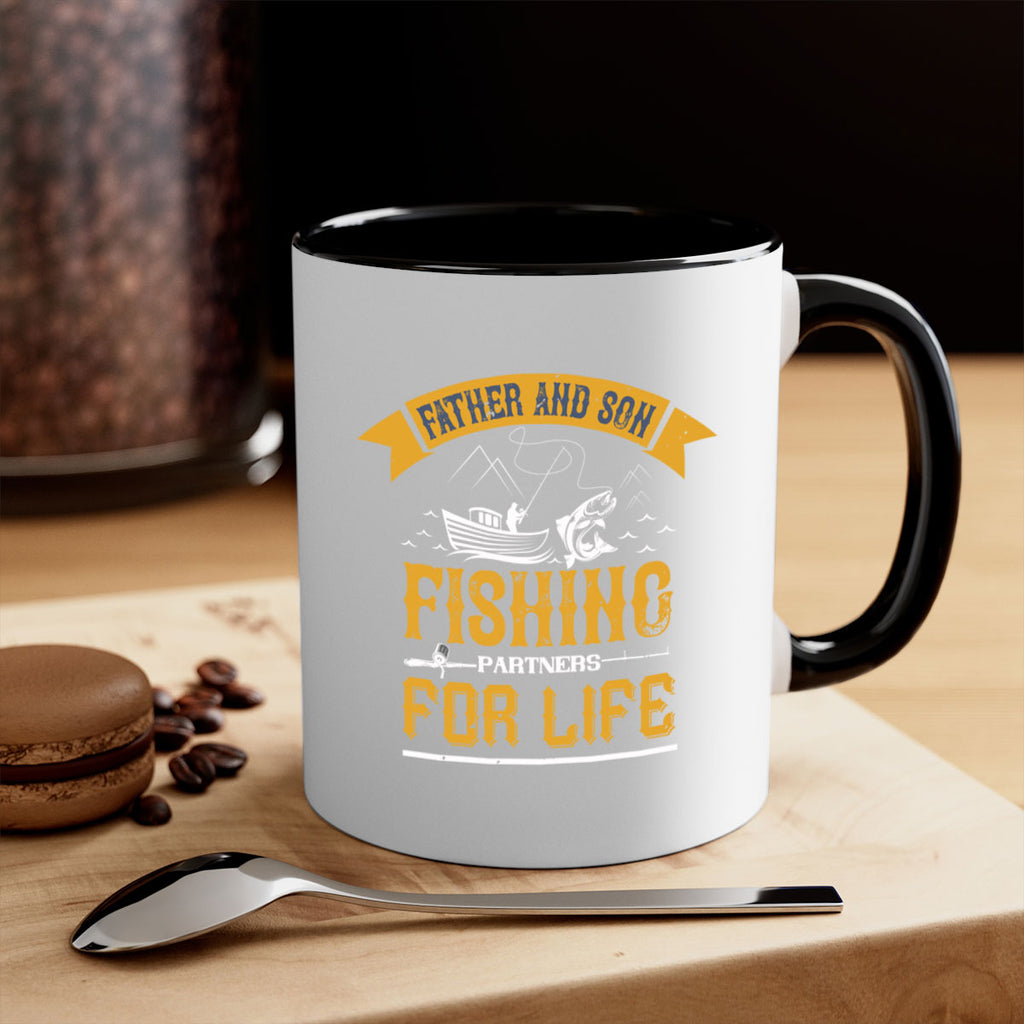 father and son fishing partners for life 158#- fishing-Mug / Coffee Cup