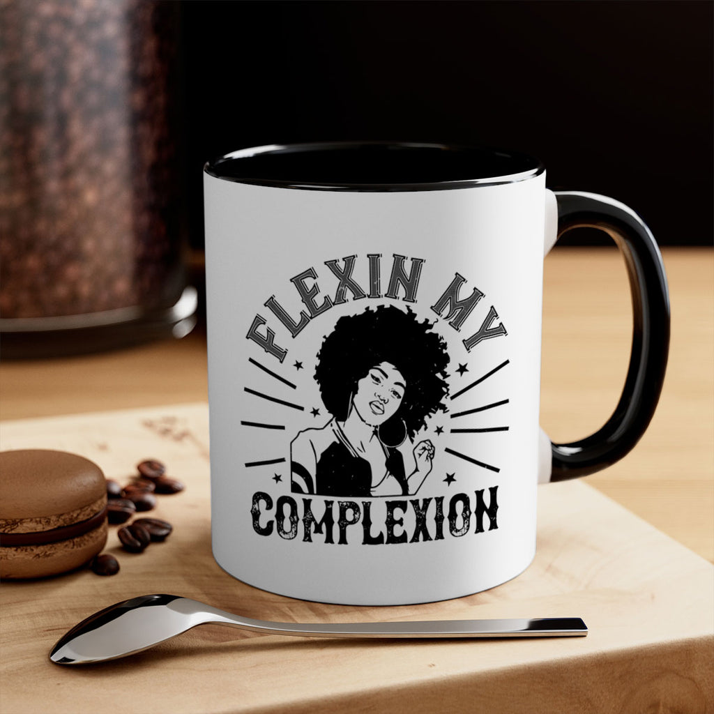 flexin my complexion Style 34#- Afro - Black-Mug / Coffee Cup