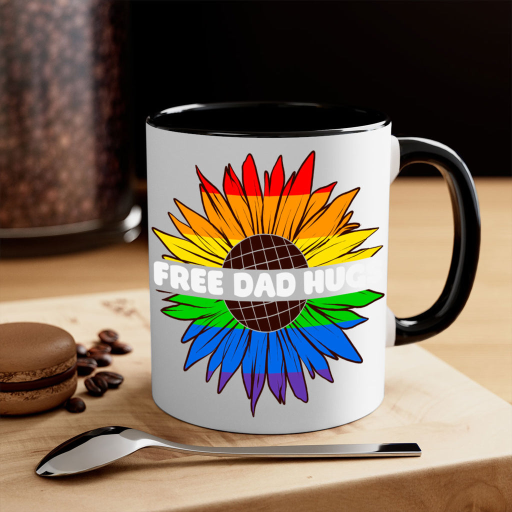 free dad hugs pride lgbt lgbt 140#- lgbt-Mug / Coffee Cup
