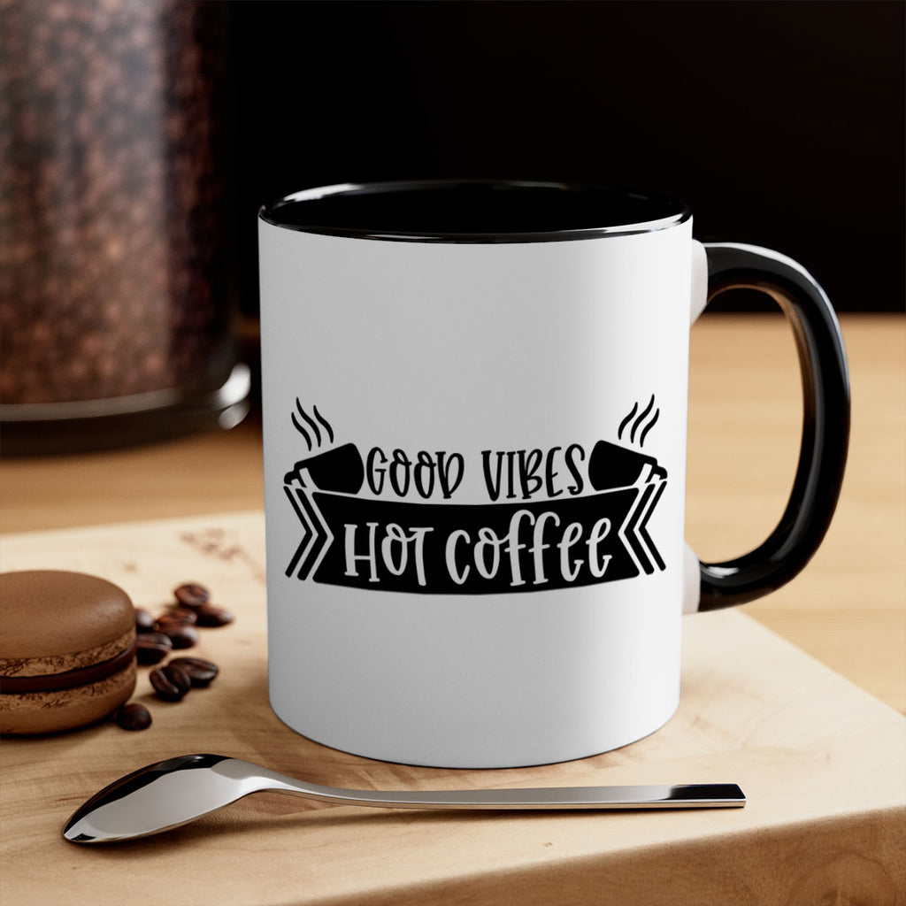 good vibes hot coffee 119#- coffee-Mug / Coffee Cup