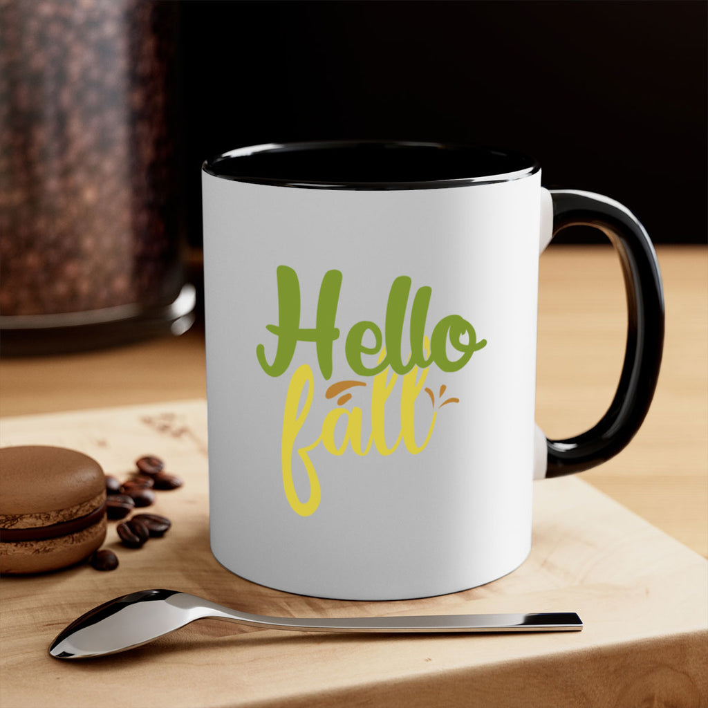 hello fall 55#- thanksgiving-Mug / Coffee Cup