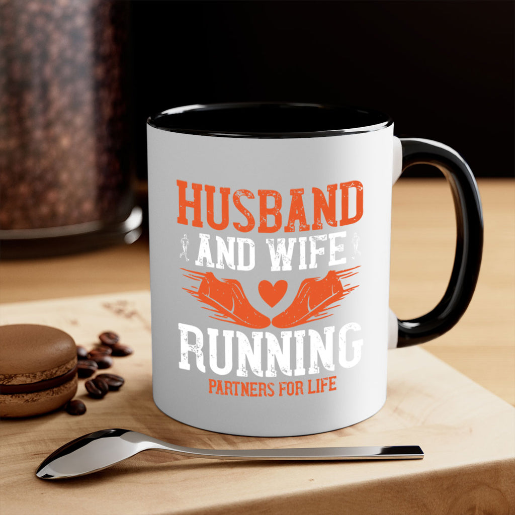 husband and wife running partners for life 41#- running-Mug / Coffee Cup