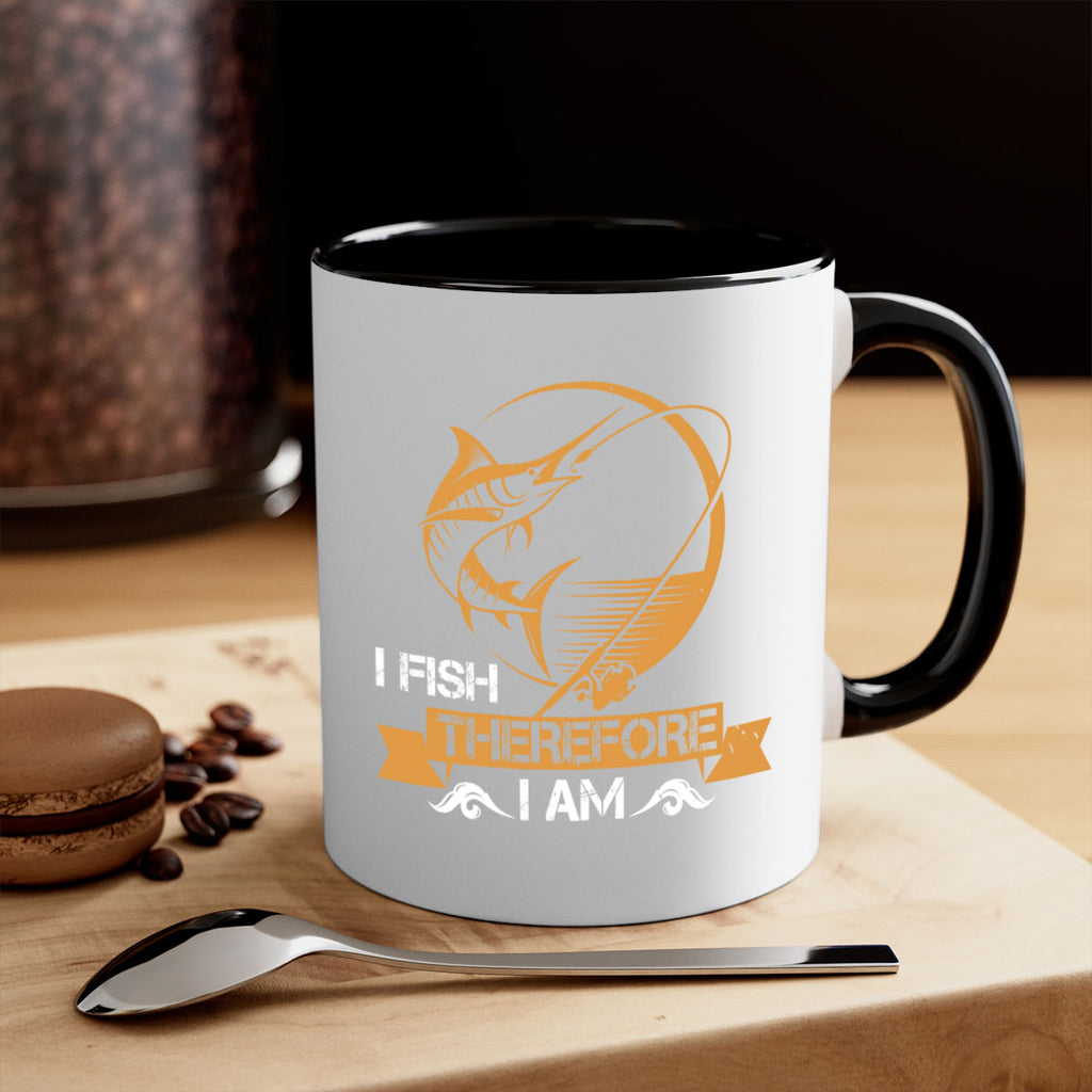 i fish therefore i am 255#- fishing-Mug / Coffee Cup