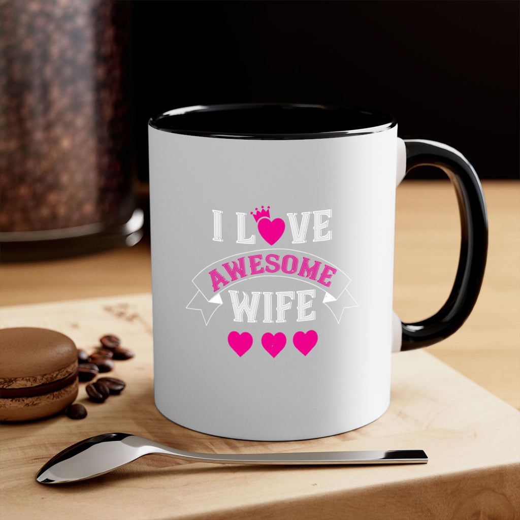 i love awesome wife 57#- valentines day-Mug / Coffee Cup