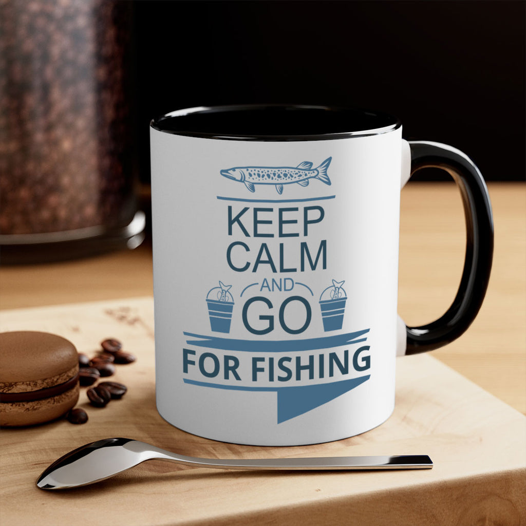 keep calm and go 67#- fishing-Mug / Coffee Cup