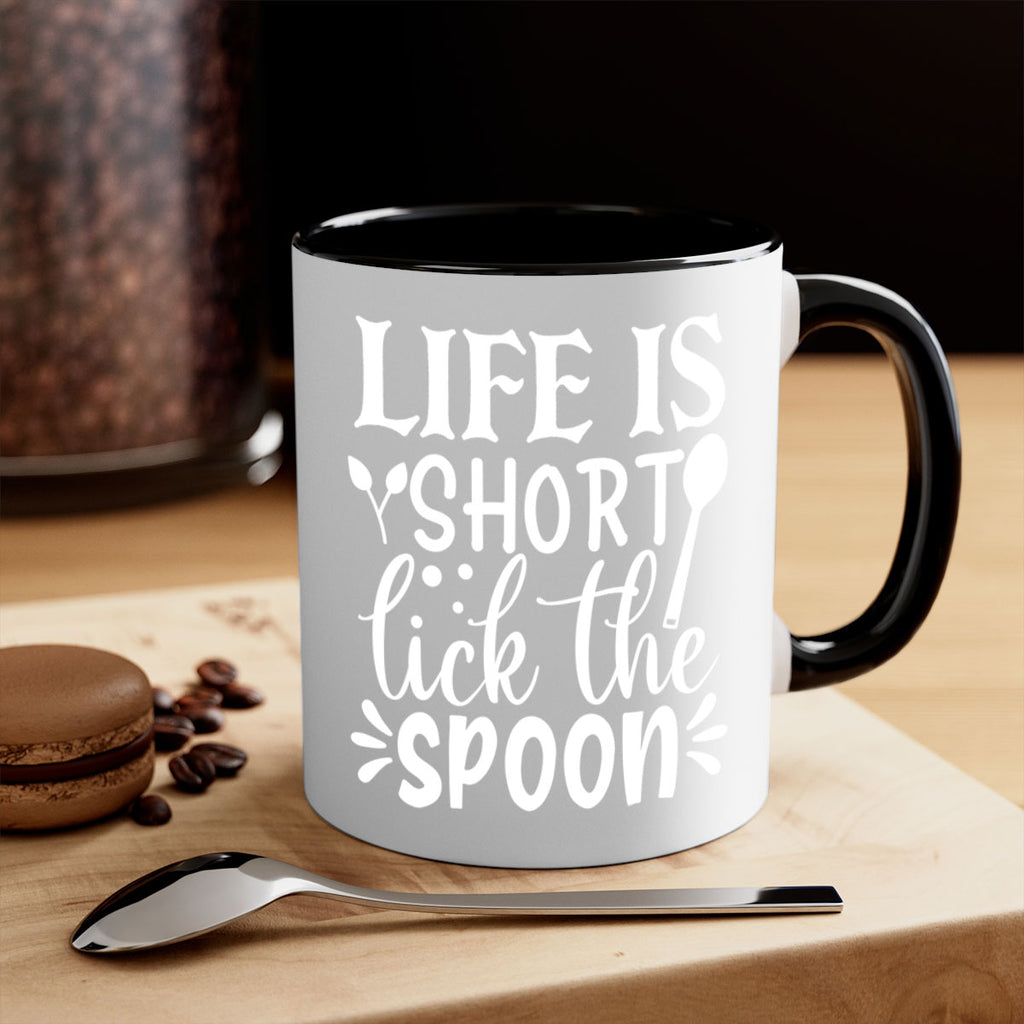 life is short lick the spoon 24#- kitchen-Mug / Coffee Cup
